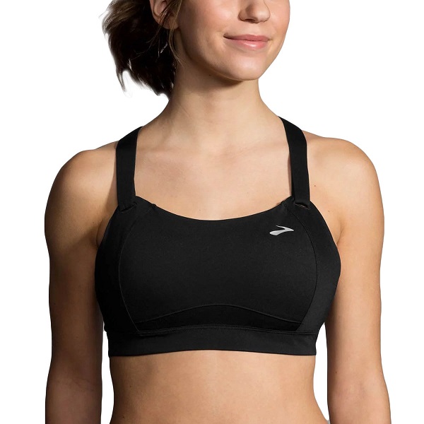 New Brooks Women's 40DD Moving Comfort Sports Bra Black – PremierSports