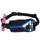 Picture of SPIbelt Water Resistant Pocket with 4 Gel Loops - Black with Blue Zip