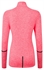 Picture of Ron Hill Ladies Life Night Runner 1/2 Zip Tee - Hot Pink Marl